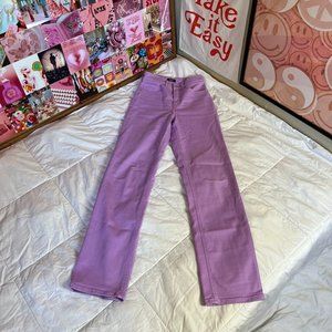 Express Purple Mom Jeans